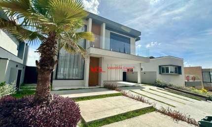 Casa de Luxo com vista deslumbrante em Indaiatuba/SP, com 4 suítes à venda, 380 m² por R$ 4.900.000 - Jardim Vila Paradiso.