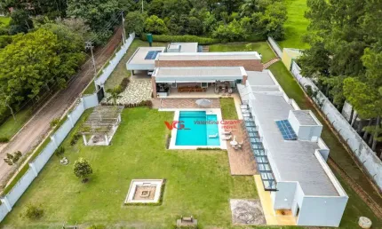 Chácara com 8 dormitórios à venda, 5000 m² por r$ 6.200.000,00 - recanto dos pássaros - indaiatuba/sp