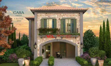 Sobrado com 4 dormitórios à venda, 357 m² por R$ 4.723.506,90 - Helvetia - Indaiatuba/SP