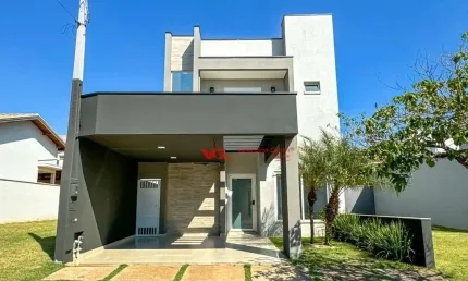 Lindo sobrado com 3 dormitórios à venda, 140 m² por r$ 1.150.000 - condomínio park real - indaiatuba/sp