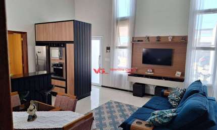 Linda Casa com 3 dormitórios à venda, 99 m² por R$ 879.800 - Jardim Montreal Residence - Indaiatuba/SP