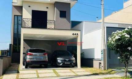 Sobrado com 3 dormitórios à venda, 138 m² por R$ 1.060.000,00 - Jardim Park Real - Indaiatuba/SP