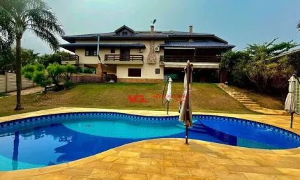 Chácara com 5 suítes à venda, 2500 m² por R$ 4.800.000 - Condomínio Mosteiro de Itaicí - Indaiatuba