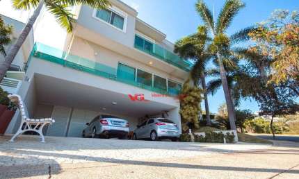 Casa Espetacular com Vista para o Lago com 4 suítes à venda, 435 m² por R$ 4.500.000 - Jardim Vila Paradiso - Indaiatuba/SP