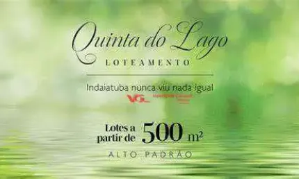 Terreno à venda, 529 m² por R$ 825.000,00 - Quinta do Lago - Indaiatuba/SP