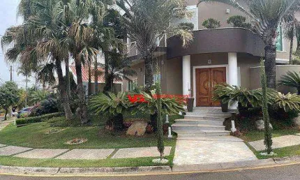 Casa com 4 suítes, 6 vagas, piscina, sauna à venda, 502 m² por r$ 3.300.000 - jardim portal de itaici - indaiatuba/sp