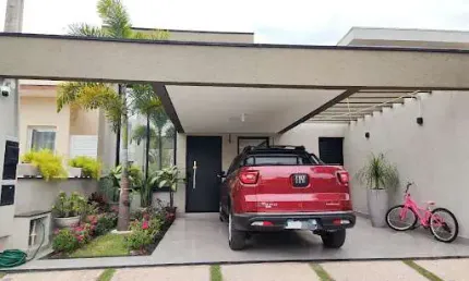 Casa em condomínio fechado com 3 quartos para alugar na Rua Oito, Jardim Park Real, Indaiatuba