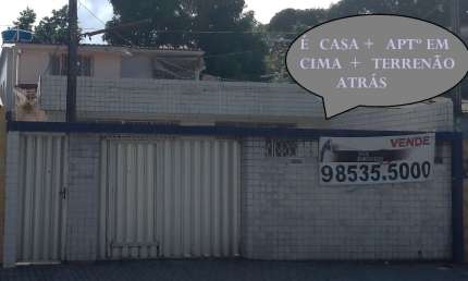 Compre um imóvel com Casa + aptº + terreno òtimo investimento
