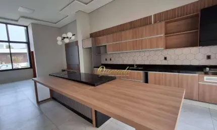 Casa térrea, à venda, 3 suítes, planejados, piscina, Condomínio Dona Maria José, Indaiatuba.