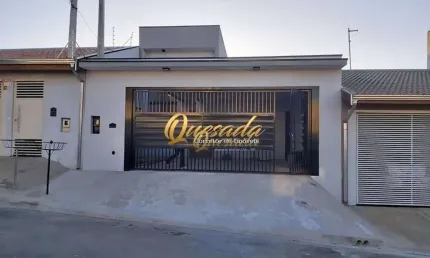 Casa térrea nova á venda, 3 dormitórios, Jardim Veneza, Indaiatuba.