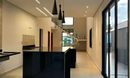 Sobrado novo, à venda, 3 suítes, planejados, piscina, Condomínio Terra Magna, Indaiatuba.