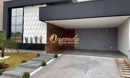 Casa térrea, à venda, 3 quartos, 1 suíte, piscina, planejados, Residencial Milano, Indaiatuba.