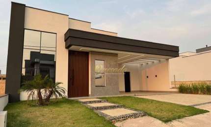 Casa térrea à venda, 3 suítes, escritório, piscina, Condomínio Milano, Indaiatuba.