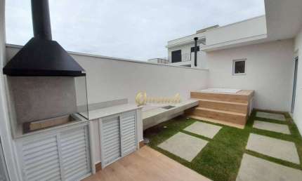 Casa assobradada nova à venda, 3 quartos, 1 suíte, Condomínio Gran Reserve, Indaiatuba.