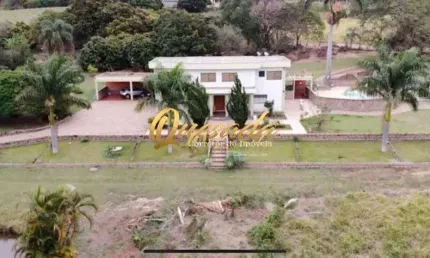 Sítio à venda, 8 quartos, piscina, chalé, Condomínio Rio Negro, Itaici, Indaiatuba.