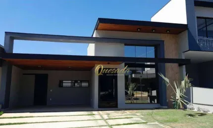 Casa térrea nova à venda, 3 suítes, planejados, piscina, Condomínio Dona Maria José, Indaiatuba.