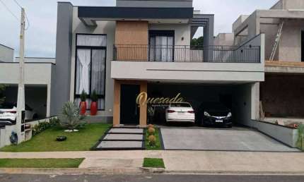 Sobrado à venda, 3 suítes, área gourmet, piscina, Condomínio Milano, Indaiatuba.