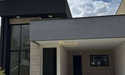 Casa térrea nova à venda, 3 dormitórios, 1 suíte, Condomínio Gran Reserve, Indaiatuba.