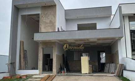Sobrado em construção à venda, 3 dormitórios, planejados, Condomínio Gran Reserve, Indaiatuba.
