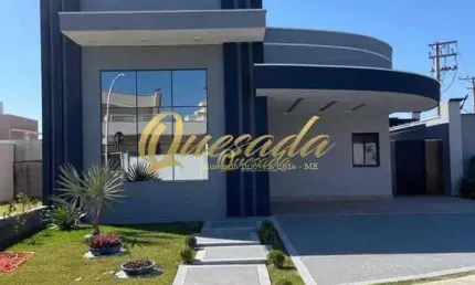 Casa térrea, nova, à venda, 3 suítes, planejados, Condomínio Maria Dulce, Indaiatuba.