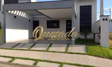Casa térrea nova, à venda, 3 dormitórios, 1 suíte, planejados, Condomínio Vila Ytu, Indaiatuba.