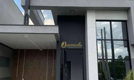 Casa térrea nova à venda, 3 suítes, planejados, condomínio gran reserve, indaiatuba.