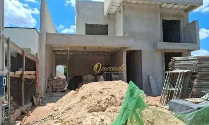 Sobrado novo à venda, 4 suítes, planejados, piscina, Condomínio Jardins Di Roma, Indaiatuba.