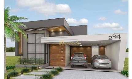 Casa em construção à venda, 4 suítes, planejados, piscina, Condomínio Jardins Di Roma, Indaiatuba.
