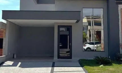 Casa térrea nova à venda, 3 quartos, 1 suíte, planejados, Condomínio Gran Reserve, Indaiatuba.