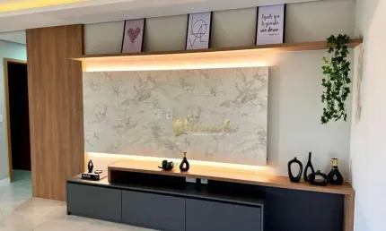 Apartamento novo, à venda, 3 quartos, 1 suíte, planejados, Edifício The Park View, Indaiatuba.