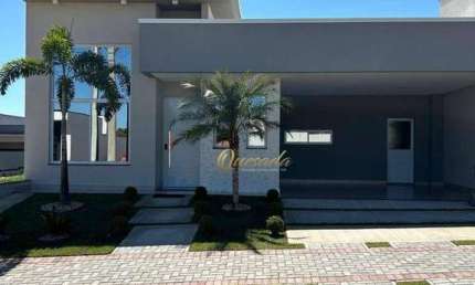 Casa térrea nova, à venda, 3 suítes, planejados, área gourmet, Condomínio Laguna, Indaiatuba.