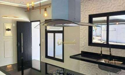 Casa térrea, nova, à venda, 3 quartos, 1 suíte, automação, Jardim Monte Carlo, Indaiatuba.