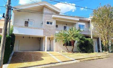 Sobrado à venda, 4 suítes, piscina, hidromassagem, planejados, Condomínio Villa Romana, Indaiatuba.
