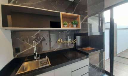 Casa térrea nova à venda, 3 suítes, planejados, Condomínio Gran Reserve, Indaiatuba.