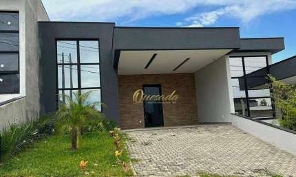 Casa térrea nova à venda, 3 suítes, gourmet, Condomínio Gran Reserve, Indaiatuba.