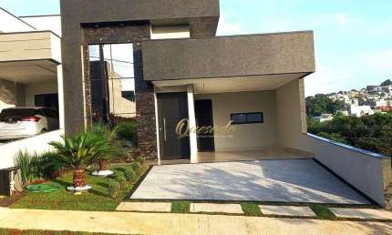 Casa térrea nova, à venda, 3 suítes, planejados, Condomínio Gran Reserve, Indaiatuba.