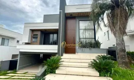 Sobrado à venda, 3 suítes, planejados, piscina, Condomínio Vila Paradiso, Indaiatuba.