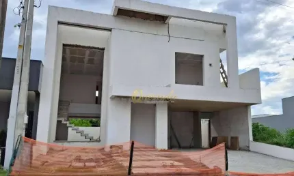 Sobrado novo à venda, 3 suítes, escritório, piscina, Condomínio Jardins di Roma, Indaiatuba.