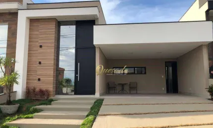 Casa térrea nova à venda, 3 suítes, planejados, piscina, Condomínio Viena, Indaiatuba.