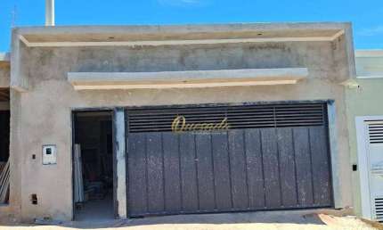 Casa térrea em construção, à venda, 3 dormitórios, 1 suíte, Jardim Residencial Nova Veneza, Indaiatuba.