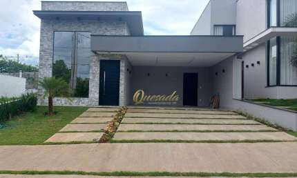 Casa térrea, à venda, 3 suítes, piscina, fotovoltaica, Condomínio Piazza Navona Di Roma, Indaiatuba.