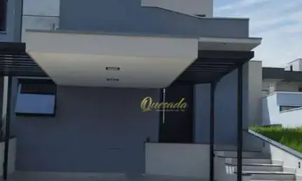 Sobrado novo à venda, 4 suítes, planejados, quintal, Condomínio Jardim Toscana, Indaiatuba.