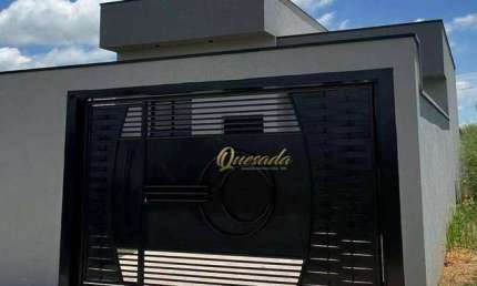 Casa térrea nova, à venda, 2 quarto, 1 suíte, área gourmet, Jardim Bom Sucesso, Indaiatuba.