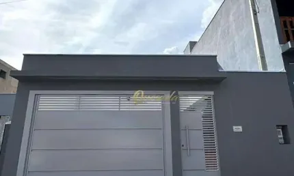 Casa térrea nova, à venda, 3 quartos, 1 suíte, Jardim dos Sabiás, Indaiatuba.