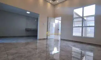Casa térrea nova, à venda, 3 dormitórios, 1 suíte, Jardim Bom Sucesso, Indaiatuba.