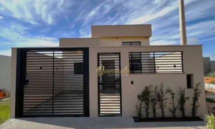 Casa térrea nova, à venda, 3 dormitórios, 1 suíte, planejados, Parque Barnabé, Indaiatuba.