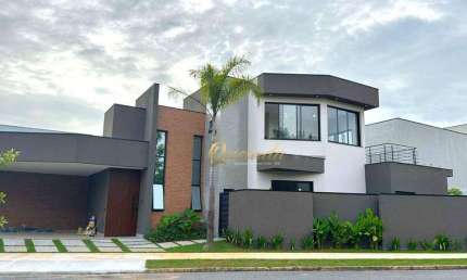 Sobrado novo, à venda, 4 suítes, planejados, piscina, Condomínio Milano, Indaiatuba.