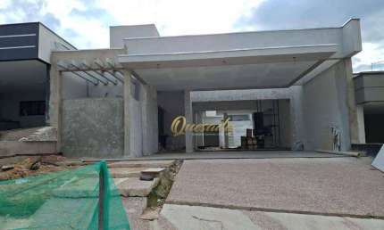 Casa térrea nova, à venda, 3 suítes, planejados, piscina, Condomínio Milano, Indaiatuba.
