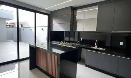 Casa térrea nova, à venda, 3 dormitórios, 2 suítes, planejados, Condomínio Park Vista Real, Indaiatuba.