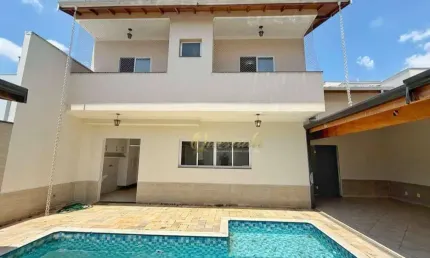 Sobrado à venda, 3 suítes, planejados, piscina, Condomínio Portal de Itaici, Indaiatuba.